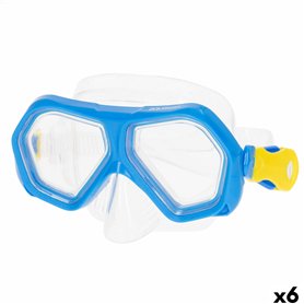 Masque de plongée AquaSport Bleu (6 Unités)