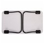 Plateau de lit pliable Max Home Bois Acier Mélamine 53 x 22 x 30 cm 2 Unités