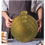 Base de gâteau Algon Doré 40 x 40 cm (36 Unités)