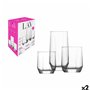 Set de Verres LAV Diamond 310 ml 385 ml 215 ml 18 Pièces (2 Unités)