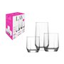 Set de Verres LAV Diamond 310 ml 385 ml 215 ml 18 Pièces (2 Unités)