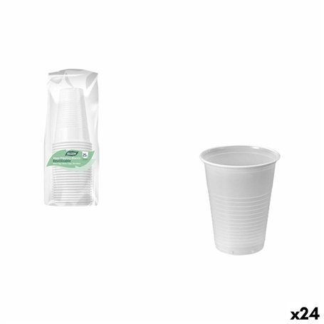 Set de Verres Algon Blanc 220 ml 25 Pièces (24 Unités)