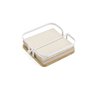 Porte-serviettes Quttin Métal 22 x 22 x 6 cm (6 Unités)