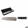 Couteau Santoku Quttin 18 cm (2 Unités)