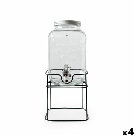 Distributeur de boissons La Mediterránea Rustik Métal verre 4 L 17 x 17 x 30