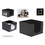 Porte-serviettes My Bar COCKTAIL Noir Plastique 12,8 x 12,8 x 8,8 cm (24 Unités)