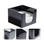 Porte-serviettes My Bar COCKTAIL Noir Plastique 12,8 x 12,8 x 8,8 cm (24 Unités)