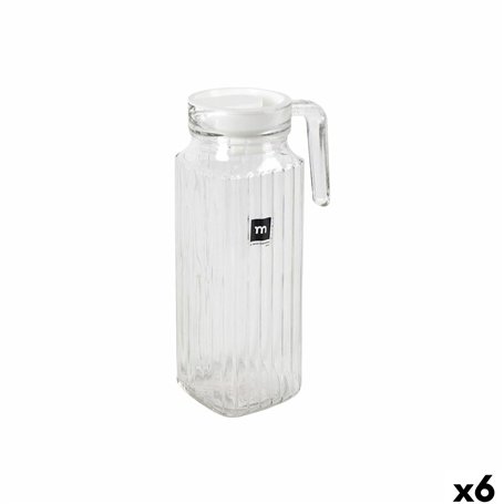 Carafe avec Couvercle et Doseur La Mediterránea Chrysler verre (6 Unités)