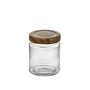 Pot en verre La Mediterránea WOOD 250 ml (24 Unités)