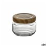 Pot en verre La Mediterránea WOOD 140 ml (24 Unités)