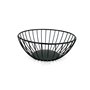 Corbeille à Pain My Bar Noir Métal Ronde 20 x 8 cm (12 Unités)