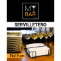 Porte-serviettes My Bar Noir Métal 19 x 19 x 7,5 cm (12 Unités)