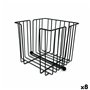 Porte-serviettes My Bar Noir Métal 19 x 19 x 18 cm (8 Unités)