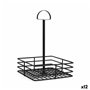 Organisateur polyvalent My Bar 15 x 15 x 22 cm Noir (12 Unités)