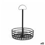 Organisateur polyvalent My Bar 15 x 15 x 22 cm Noir (12 Unités)