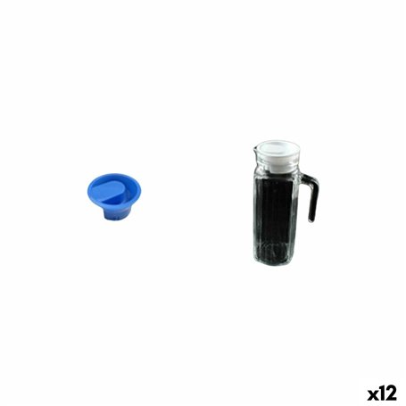 Carafe avec Couvercle et Doseur La Mediterránea Chrystie verre (12 Unités)
