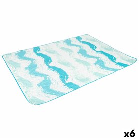 Serviette de plage Aktive PEVA 200 x 1 x 150 cm (6 Unités)