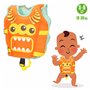 Gilet de sauvetage AquaSport 34 x 37 x 7 cm Orange (4 Unités)