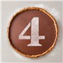 Gabarit de gâteau Algon 25 cm Numéro 4 (36 Unités)