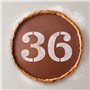 Gabarit de gâteau Algon Numéro 3 (36 Unités)