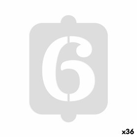 Gabarit de gâteau Algon Numéro 6 (36 Unités)