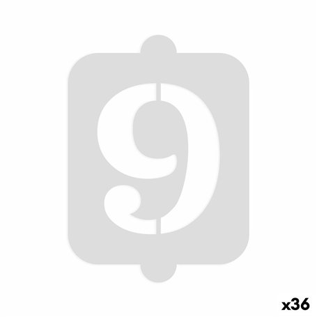 Gabarit de gâteau Algon Numéro 9 (36 Unités)