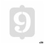 Gabarit de gâteau Algon Numéro 9 (36 Unités)