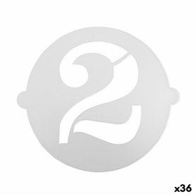 Gabarit de gâteau Algon 25 cm Numéro 2 (36 Unités)