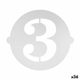 Gabarit de gâteau Algon 25 cm Numéro 3 (36 Unités)