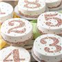 Gabarit de gâteau Algon 25 cm Numéro 6 (36 Unités)