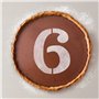 Gabarit de gâteau Algon 25 cm Numéro 6 (36 Unités)