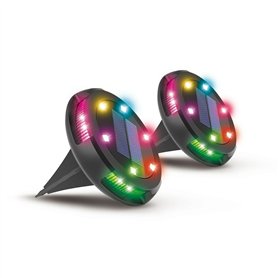 Lampe solaire Activejet AJE-LARIX DP Noir RGB 11 x 14