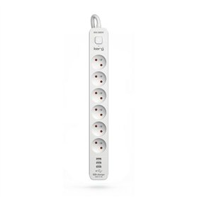 Multiprise 6 Prises avec Interrupteur Kerg M02597 (1
