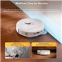 ROBOROCK QREVO 5AE - Aspirateur Robot Laveur avec Station - Puissance 12000 Pa - Serpillieres FlexiArm - Double Anti-emmelement