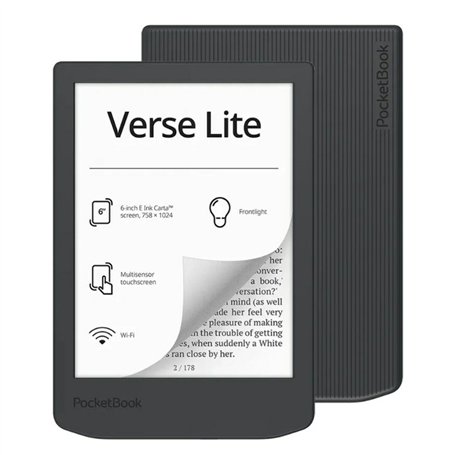 eBook PocketBook PB619-T-WW Gris 8 GB 6"