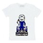 T shirt à manches courtes Enfant Sparco Future Racer Blanc