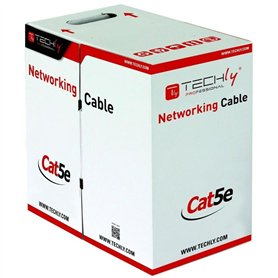 Câble Réseau Rigide UTP 5ème Catégorie Techly 025640 Gris 305 m
