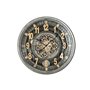 Horloge Murale Home ESPRIT Doré Argenté Verre Fer Vintage 66