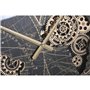 Horloge Murale Home ESPRIT Noir Doré Verre Fer Vintage 62 x 8,5 x 62 cm