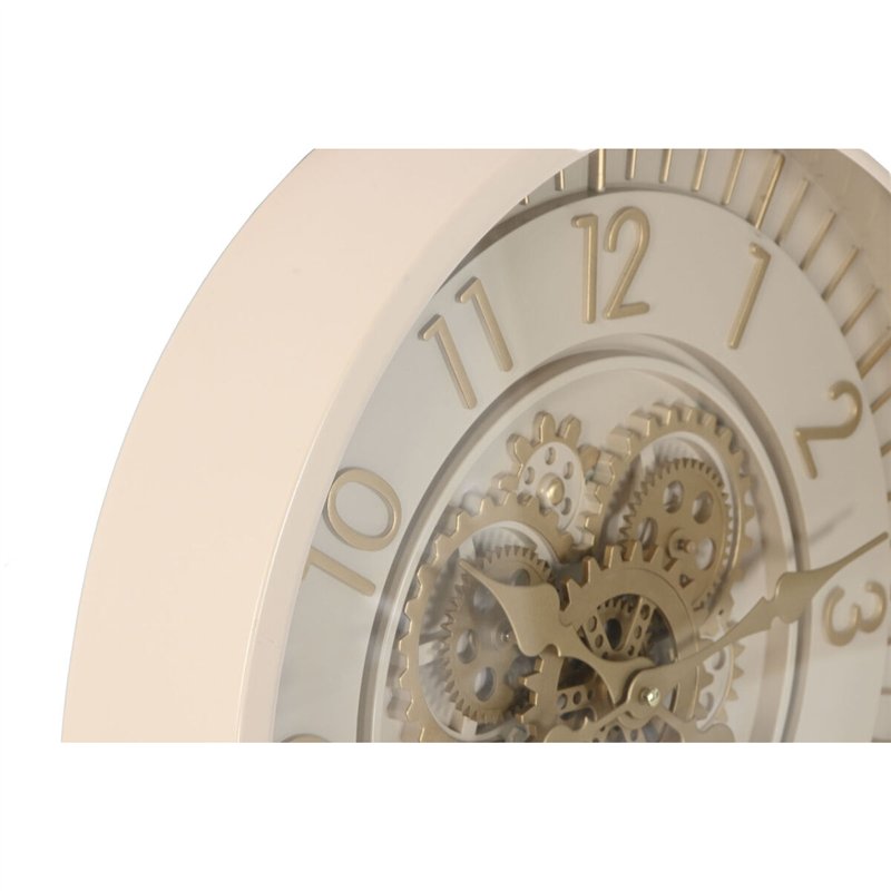 Image secondaire de Horloge Murale Home ESPRIT Beige Doré Verre Fer 46 x 8,5 x 46 cm