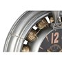 Horloge Murale Home ESPRIT Doré Argenté PVC Métal Hélices Vintage 133 x 24 x 120 cm