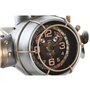 Horloge de table Home ESPRIT Doré Argenté Avion Vintage