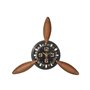 Horloge Murale Home ESPRIT Marron Noir Métal Hélices Vintage 118 x 24 x 134 cm