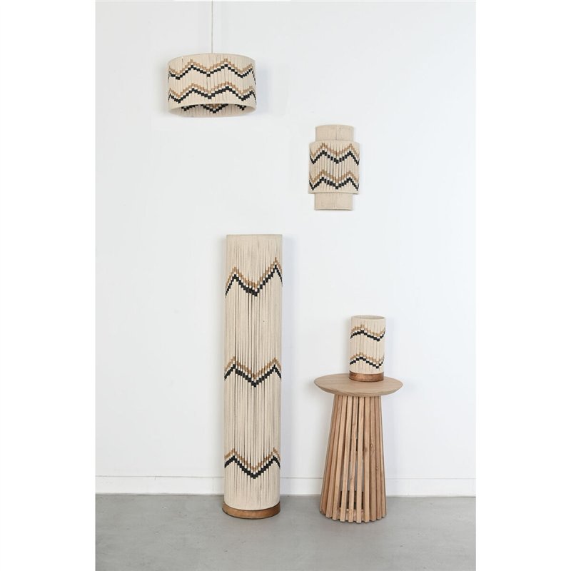 Image secondaire de Suspension Home ESPRIT Bicolore Raphia 50 W 39 x 39 x 21 cm