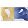 Cadre Home ESPRIT Jaune Bleu Moderne 120 x 3