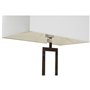 Lampe de bureau Home ESPRIT Blanc Argenté 50 W 220 V