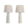 Lampe de bureau Home ESPRIT Bleu Blanc Vert 50 W 220 V (2 Unités)