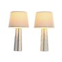 Lampe de bureau Home ESPRIT Bleu Blanc Vert 50 W 220 V (2 Unités)