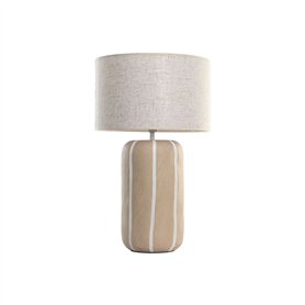 Lampe de bureau Home ESPRIT Blanc Marron 50 W 220 V
