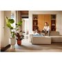 Pot de fleur - Elho - Vibes Fold Coupe - Blanc - L 30 x B 29.5 x H 45 cm - Intérieur - 100% recyclé